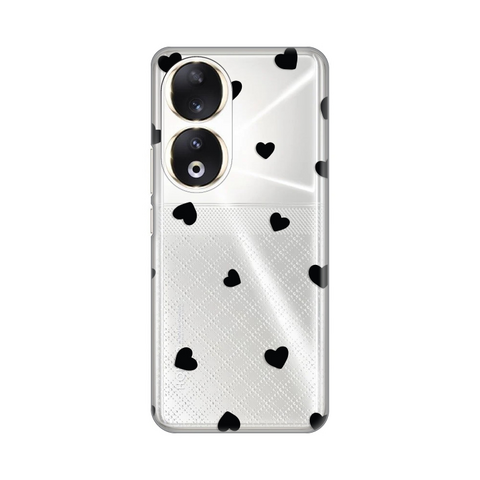 Zastitna ultra tanka (skin) maska / futrola PRINT - Huawei Honor 90 Hearts.