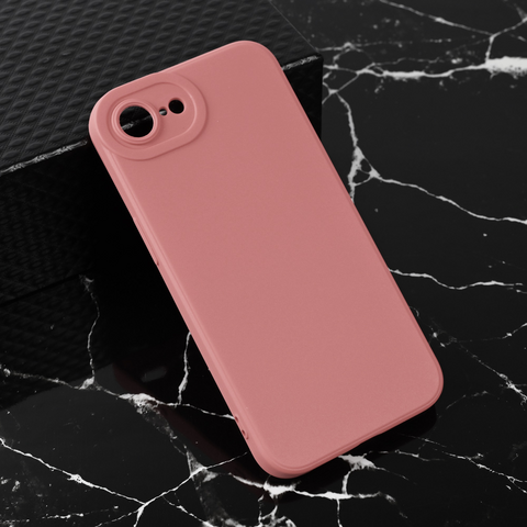 Zastitna maska (futrola) Teracell Giulietta - iPhone 16e 6.1 mat roze.