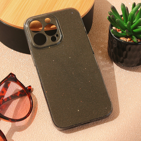Zastitna maska (futrola) Sparkle Dust - iPhone 13 Pro crna.