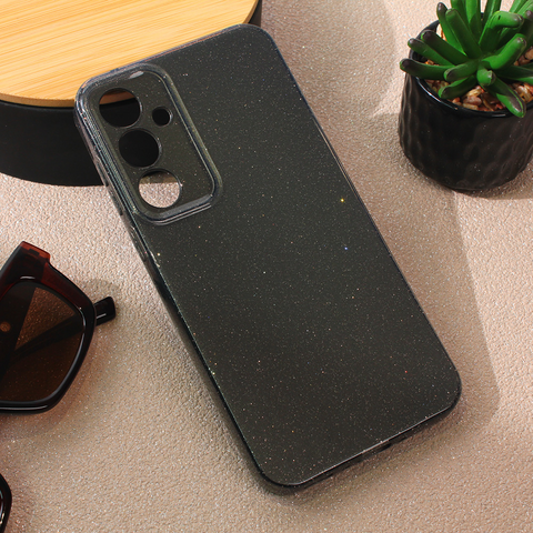 Zastitna maska (futrola) Sparkle Dust - Samsung A556 Galaxy A55 5G srebrna.