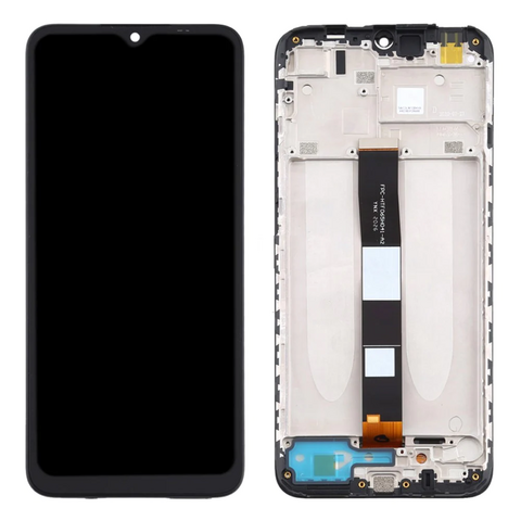 LCD displej (ekran) - Xiaomi Redmi 9A/ 9C + touchscreen crni + okvir black CHO.