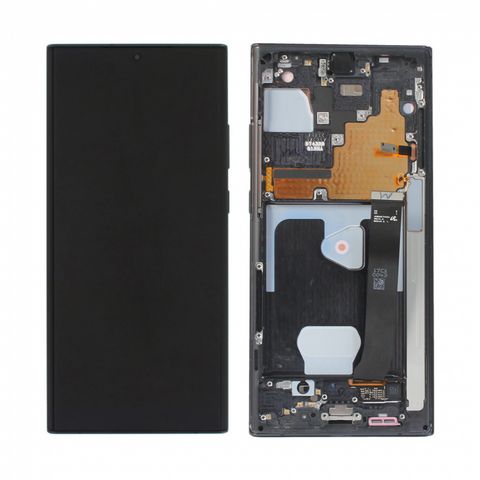 LCD displej (ekran) - Samsung N985F/Samsung N980 Galaxy Note 20 Ultra + touchscreen + okvir crni OLED.