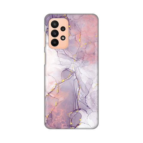 Zastitna silikonska maska (futrola) PRINT - Samsung A235 Galaxy A23 Pink Marble.