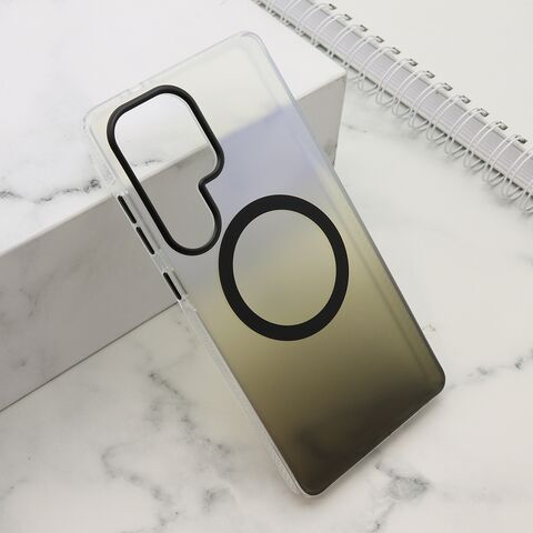 Zastitna maska (futrola) FADE MagSafe - Samsung S938 Galaxy S25 Ultra 5G crna (MS).