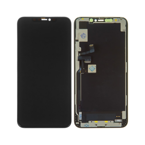 LCD displej (ekran) - Iphone 11 Pro Max + touchscreen crni OEM Refurbished.