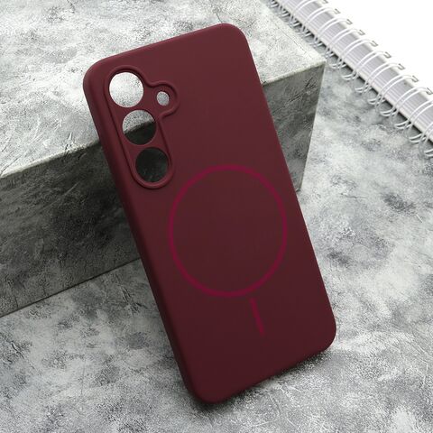 Zastitna maska (futrola) FLEX MagSafe - Samsung S921 Galaxy S24 5G bordo (MS).