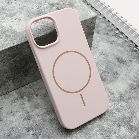 Zastitna maska (futrola) FLEX MagSafe - iPhone 15 roze (MS).