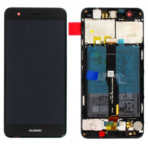 LCD displej (ekran) - Huawei Nova (CAN-L01) + touchscreen + baterija + okvir crni Service Pack ORG/02351CKD.
