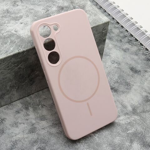 Zastitna maska (futrola) FLEX MagSafe - Samsung S911B Galaxy S23 roze (MS).