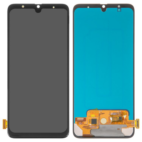 LCD displej (ekran) - Samsung A705/Galaxy A70 2019 + touchscreen crni OLED.