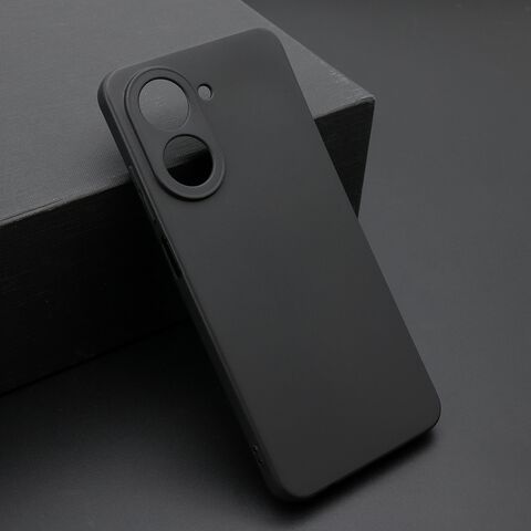 Zastitna ultra tanka (skin) maska / futrola KOLOR - Xiaomi Redmi A5 4G crna (MS).