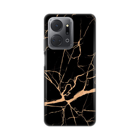 Zastitna silikonska maska (futrola) PRINT - Huawei Honor X7a All crni.