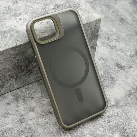Zastitna maska (futrola) DARK DROP MagSafe - iPhone 16e siva (MS).