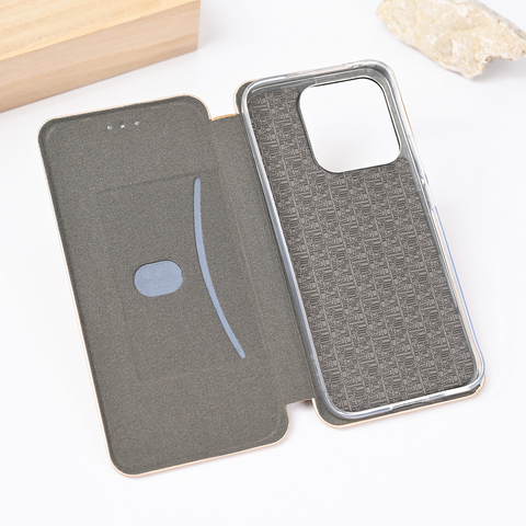 Zastitna maska (futrola) Teracell Flip Cover - Huawei Honor X8c zlatna.