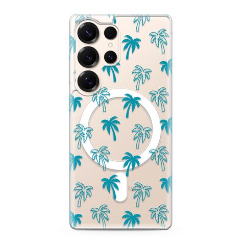 Zastitna maska (futrola) silikonska print MagSafe - Samsung S938 Galaxy S25 Ultra 5G palm (MS).