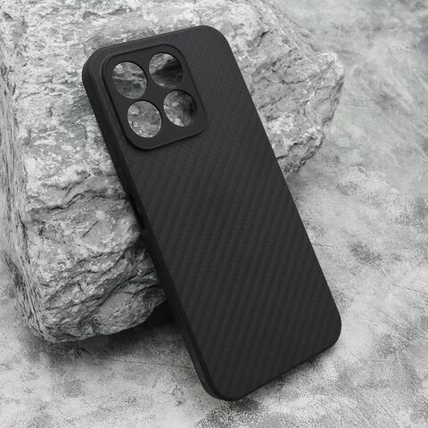 Zastitna silikonska maska (futrola) CARBON LIGHT - Huawei Honor X8c crna (MS).