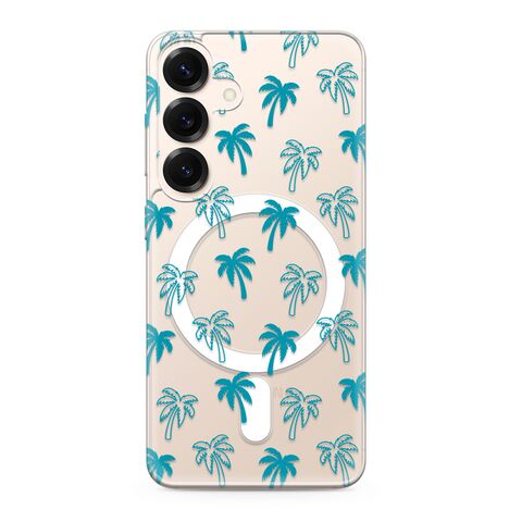 Zastitna maska (futrola) silikonska print MagSafe - Samsung S931 Galaxy S25 5G palm (MS).