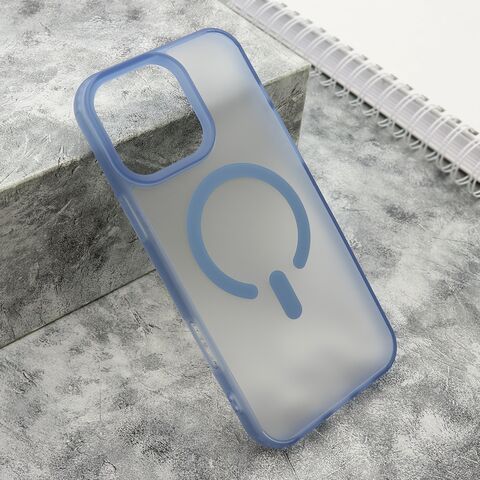 Zastitna maska (futrola) BLURRY MagSafe - iPhone 16 Pro Max (6.9) plava (MS).