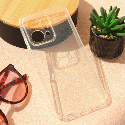 Zastitna maska (futrola) Sparkle Dust - Huawei Honor X7a Transparent.