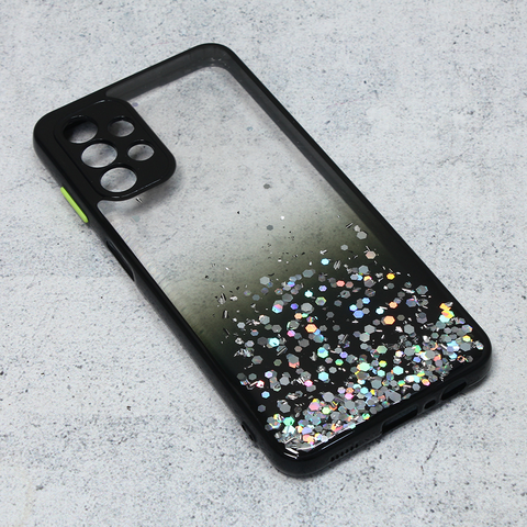 Zastitna maska (futrola) okvir Glitter - Samsung A136 Galaxy A13 5G/A047 Galaxy A04s crna.