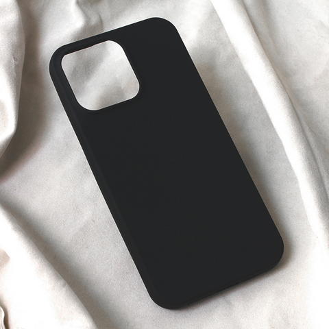 Zastitna maska (futrola) Teracell Soft Velvet - iPhone 15 Pro Max 6.7 crna.