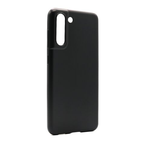 Zastitna ultra tanka (skin) maska / futrola KOLOR - Samsung G990 Galaxy S21 FE crna (MS).