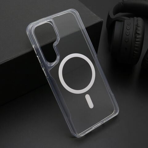 Zastitna maska (futrola) AURA MagSafe - Samsung S721B Galaxy S24 FE bela (MS).