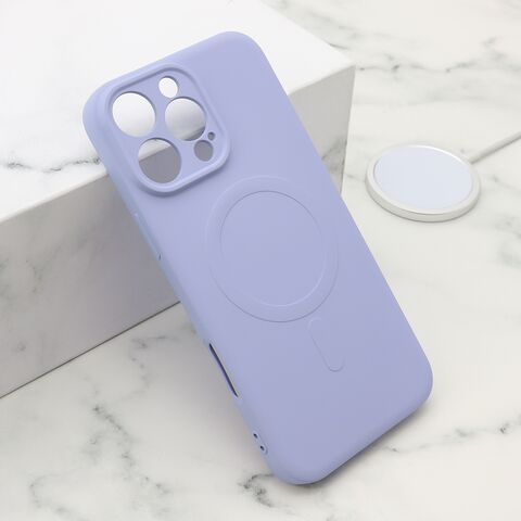 Zastitna maska (futrola) VELVET TOUCH MagSafe - iPhone 16 Pro Max (6.9) ljubicasta (MS).