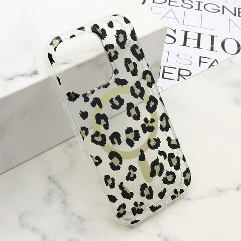 Zastitna maska (futrola) LEOPARD MagSafe - iPhone 16 Pro (6.3) crna (MS).