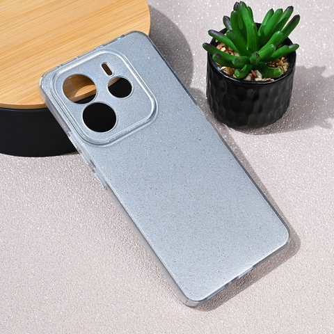 Zastitna maska (futrola) Sparkle Dust - Xiaomi Redmi Note 14 5G srebrna.