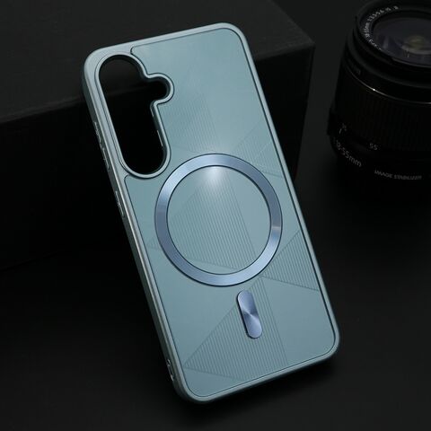 Zastitna maska (futrola) ZEN SHIELD MagSafe - Samsung S931 Galaxy S25 5G zelena (MS).