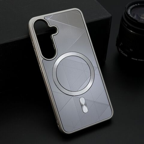 Zastitna maska (futrola) ZEN SHIELD MagSafe - Samsung S931 Galaxy S25 5G crna (MS).