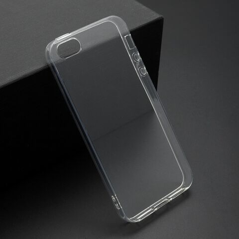 Zastitna ultra tanka (skin) maska / futrola PROTECT - IPhone 5/5S/SE providna (bela) (MS).