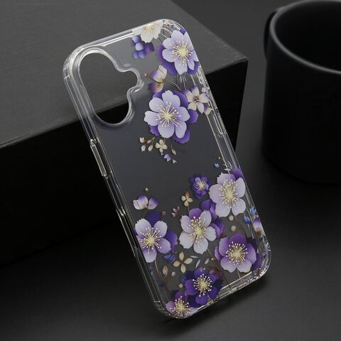 Zastitna maska (futrola) FLOWER - iPhone 16 (6.1) DZF7 (MS).