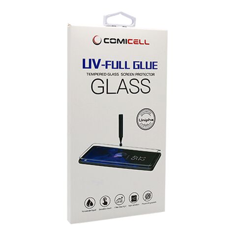 Staklena folija (zastitno kaljeno staklo) za ekran 3D MINI UV-FULL GLUE - Samsung N985F Samsung N980 Galaxy Note 20 Ultra krivljena providna (bez UV lampe) (MS).