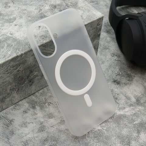 Zastitna maska (futrola) CLOUD MagSafe - iPhone 16 (6.1) bela (MS).