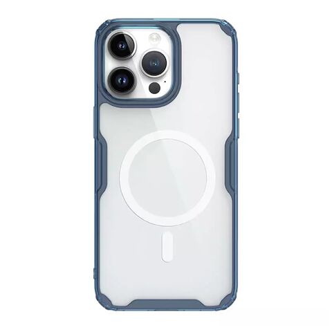 Zastitna maska (futrola) Nillkin Nature Pro Magnetic - iPhone 15 Pro (6.1) plava (MS).