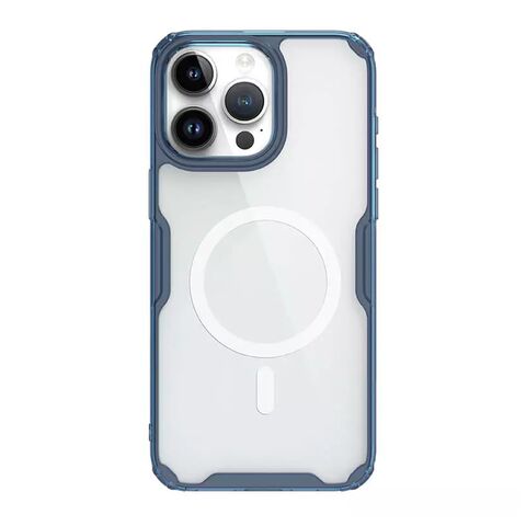 Zastitna maska (futrola) Nillkin Nature Pro Magnetic - iPhone 15 plava (MS).