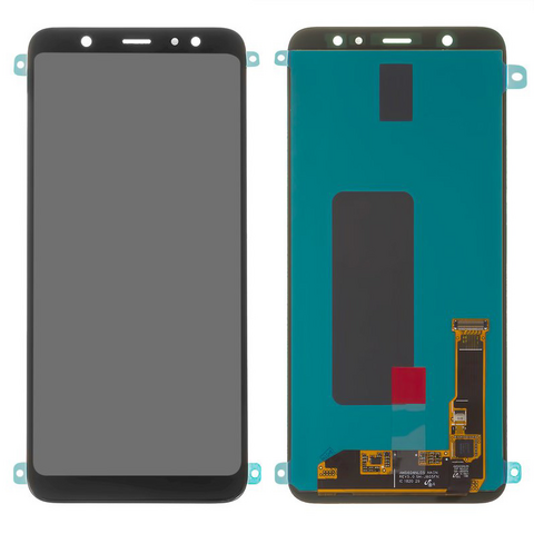 LCD displej (ekran) - Samsung A605/Galaxy A6 Plus 2018 + touchscreen crni OLED.