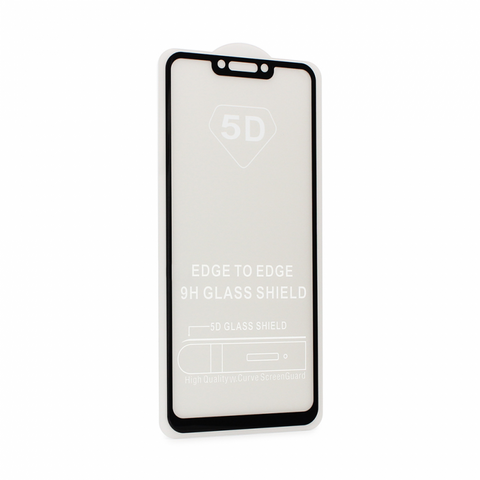 Staklena folija (zastitno kaljeno staklo) za ekran 2.5D full glue - Huawei Mate 20 Lite crni.