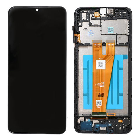 LCD displej (ekran) - Samsung A045/Galaxy A04 (GH81-22731A) + touchscreen + okvir crni FULL ORG-SP.