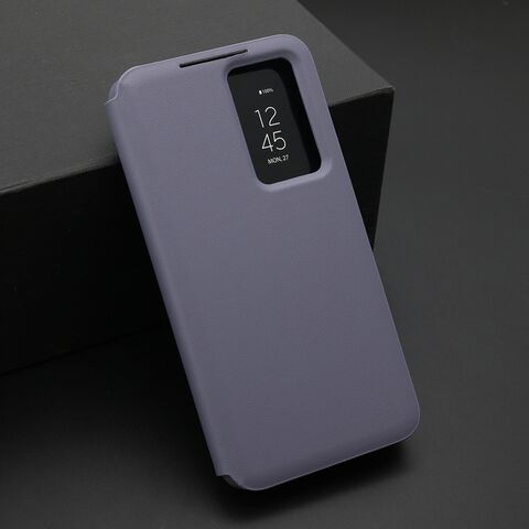 Zastitna maska (futrola) na preklop (bi fold) Smart Window - Samsung S921 Galaxy S24 5G ljubicasta (MS).
