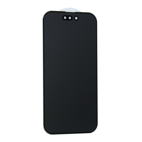 Staklena folija (zastitno kaljeno staklo) za ekran Privacy 2.5D full glue - iPhone 14 Pro Max 6.7 crni.