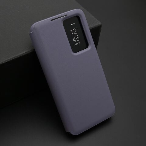 Zastitna maska (futrola) na preklop (bi fold) Smart Window - Samsung S911B Galaxy S23 5G ljubicasta (MS).