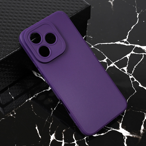 Zastitna maska (futrola) Teracell Giulietta - Huawei Honor 400 Lite mat tamno ljubicasta.