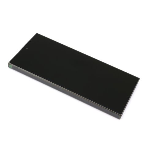 LCD displej (ekran) - Samsung S928 Galaxy S24 Ultra 5G + Touch screen + okvir FULL ORG EU Titanium crni (GH82-33396B/33386B) (MS).