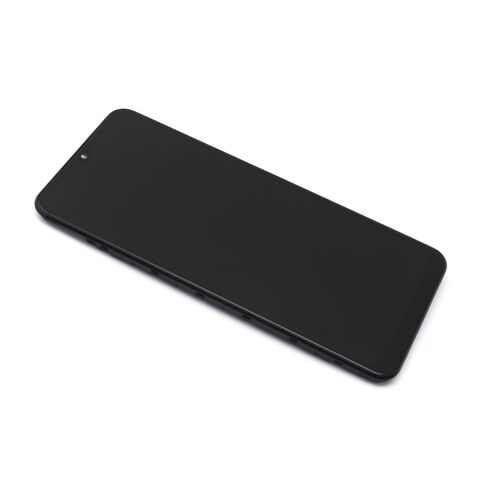 LCD displej (ekran) - Samsung A236 Galaxy A23 5G + Touch screen + okvir APLONG Original Material crni (MS).