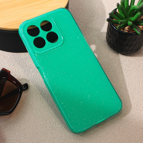 Zastitna maska (futrola) Sparkle Dust - Huawei Honor X8b zelena.