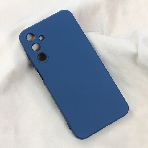 Zastitna maska (futrola) Teracell Soft Velvet - Samsung A256 Galaxy A25 5G tamno plava.