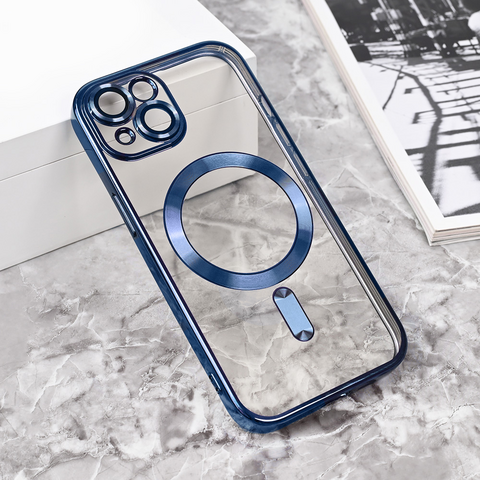 Zastitna maska (futrola) Magsafe Lux - iPhone 15 6.1 plava.